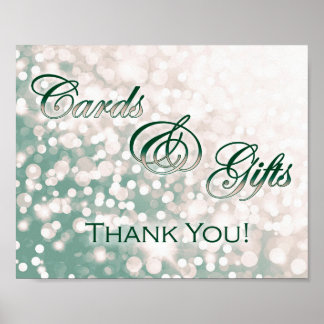 Poster Placas e presentes de casamento outono - Champanhe