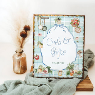 Poster Placas e presentes de Chás de fraldas de mercado c