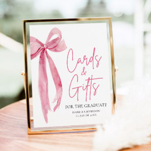 Poster Placas e presentes do Formando de Festa de formatu