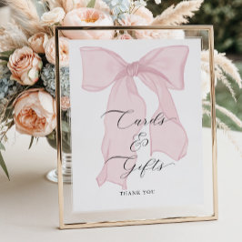 Poster Placas e presentes para Chás de fraldas de Arco ro