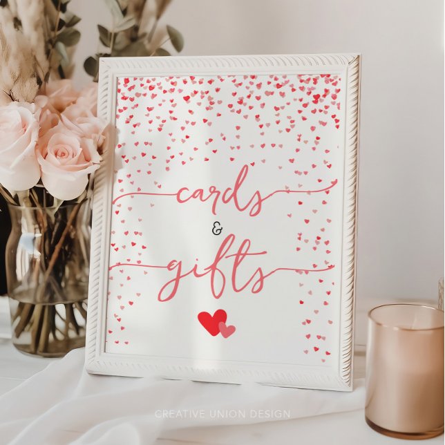 Poster Placas e presentes - Sinal de Chá de fraldas digit (little sweetheart baby shower)