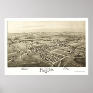 Pôster Placas, PA Panorâmica - 1892