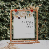 Placas Personalizadas e Presentes com Florais Bran