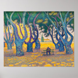 Poster Place des Lices, Rua. Tropez | Paul Signac |