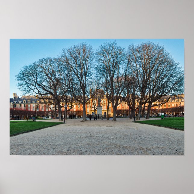 Poster Place des Vosges in Paris - França (Frente)