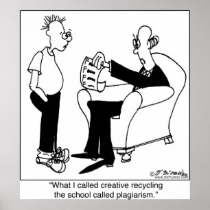 Poster Plagiarismo ou Reciclagem