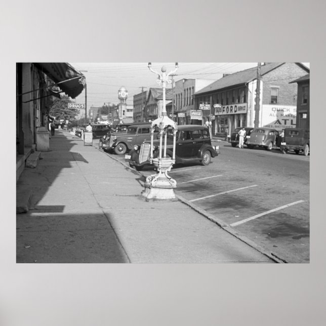 Pôster Plain City, Ohio, anos 30 (Frente)