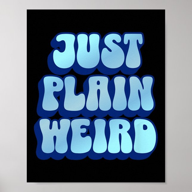 Poster Plain Weird - Kamala Harris 2024 (Frente)