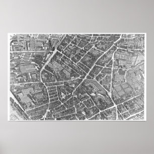 Poster Plan of Paris