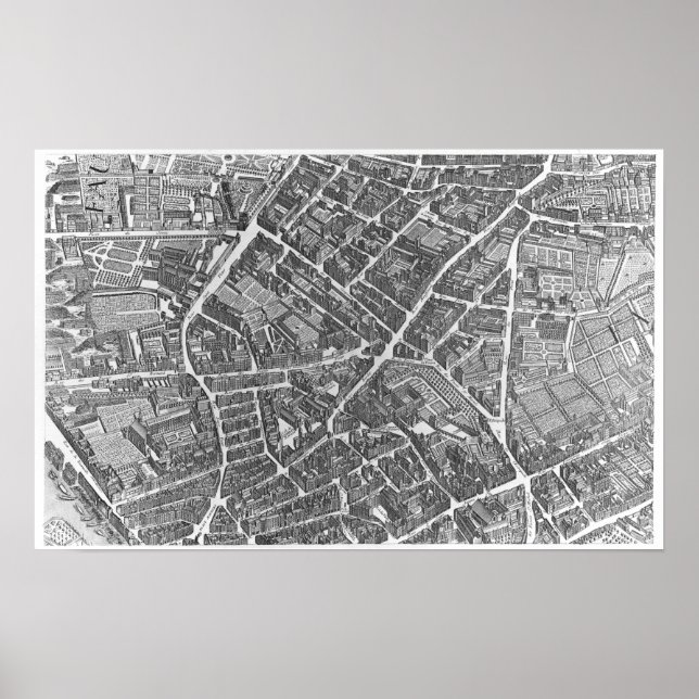 Poster Plan of Paris (Frente)