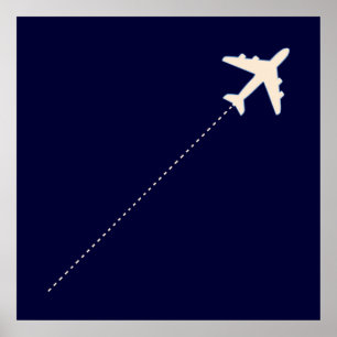 Poster plane route