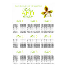 Planejador de Assentos de Mesa de Casamento com Ve