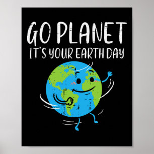 Poster Planet É O Seu Homem Ambientalista No Dia Da Terra