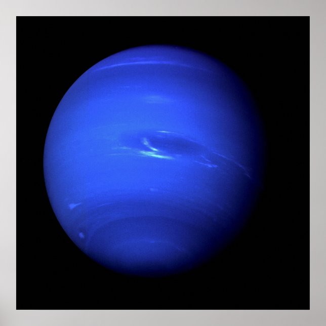 Pôster PLANET NEPTUNE natural (sistema solar) ~ (Frente)