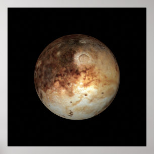 Pôster PLANET PLUTO natural ( solar system) ~
