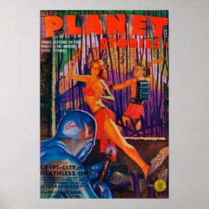 Pôster Planet Stories Magazine Cover 3