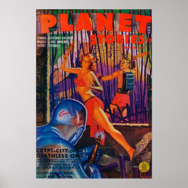 Pôster Planet Stories Magazine Cover 3 (Frente)