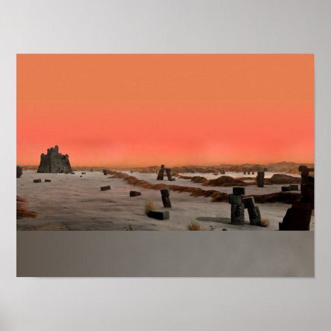 Poster Planeta Alien Desolado (Frente)