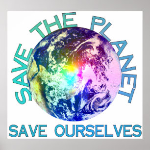 Pôster Planeta Arco-íris