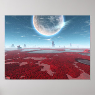Poster Planeta azul