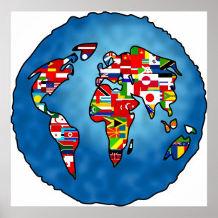 Poster Planeta da bandeira