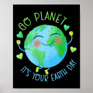 Poster Planeta do Dia da Terra É o Dia da Terra