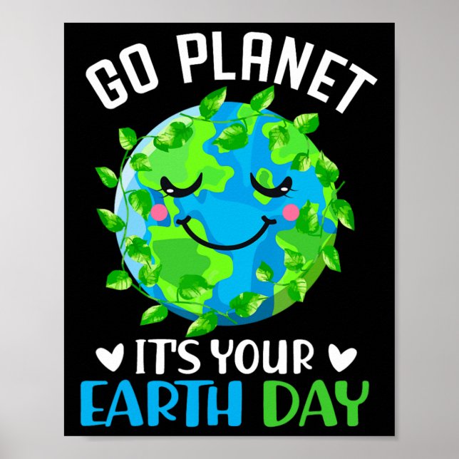 Poster Planeta É Seu Dia da Terra 5 (Frente)