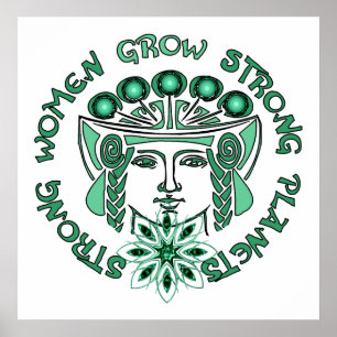 Pôster Planeta forte das mulheres fortes