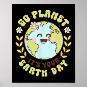 Poster Planeta Gelado É O Seu Professor Do Dia Da Terra C