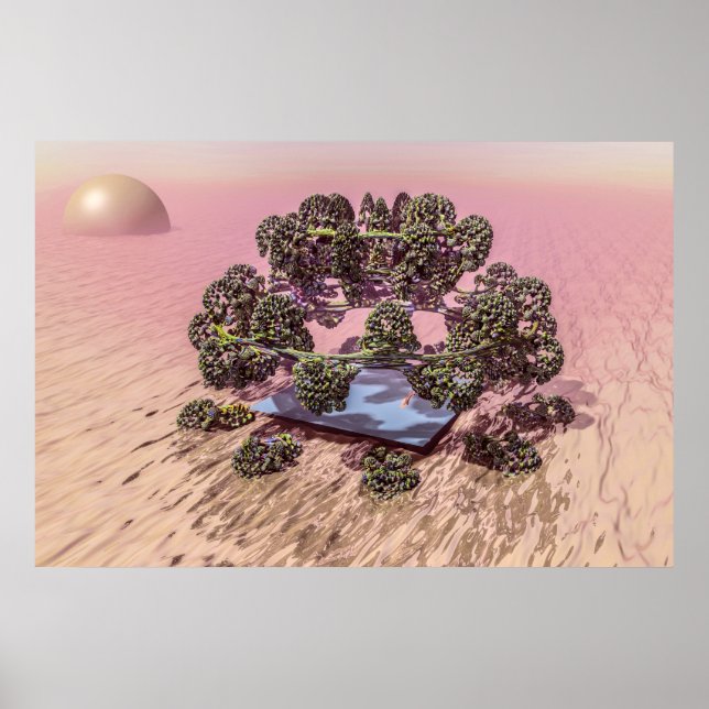 Poster Planeta Marte. Dawn. (Frente)