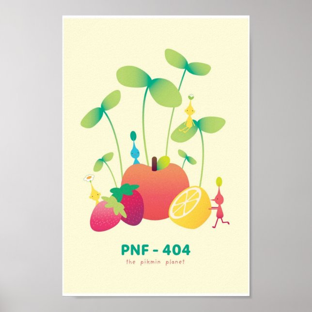 Poster Planeta Pikmin (Frente)