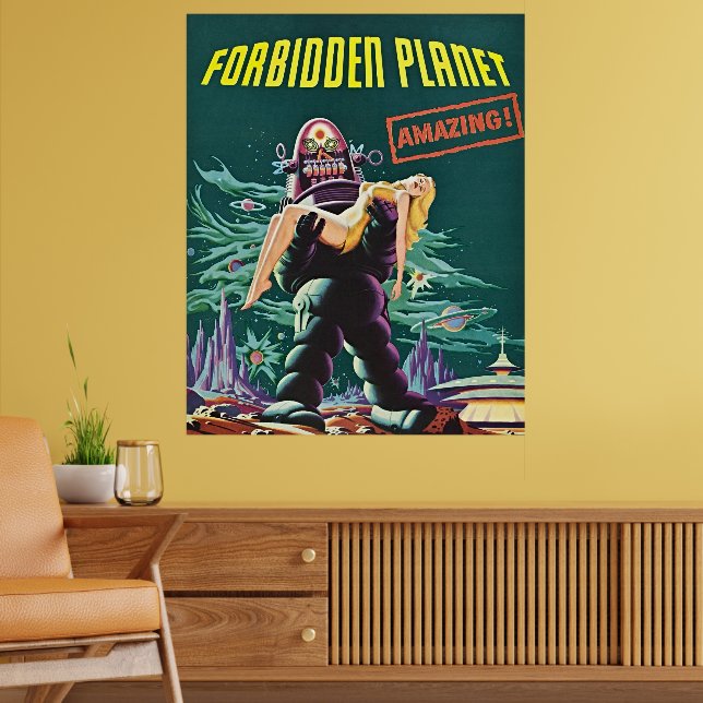 Poster Planeta Proibido - Filme Antigo (Sala de Estar 2)