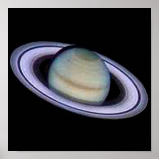 Pôster Planeta Saturno (Frente)