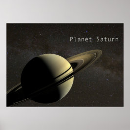 Poster Planeta Saturno