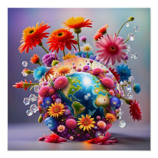 Pôster Planeta Terra (Frente)