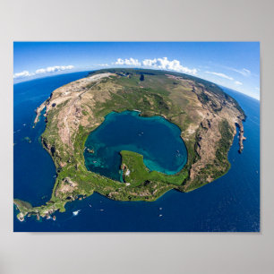 Poster Planeta Terra do espaço