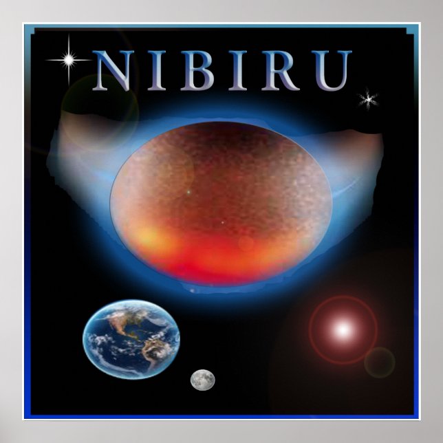 Pôster Planeta X Nibiru (Frente)