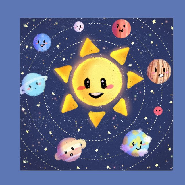 Poster Planetas da Galáxia do Sistema Solar (Criador carregado)