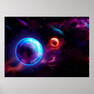 Poster Planetas da Galáxia Espacial