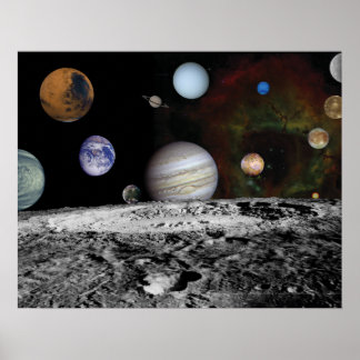 Poster Planetas do sistema solar