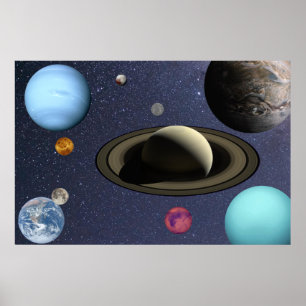 Poster Planetas do sistema solar