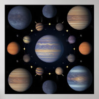 Planetas do Sistema Solar Astronomia Galáxia Ciênc