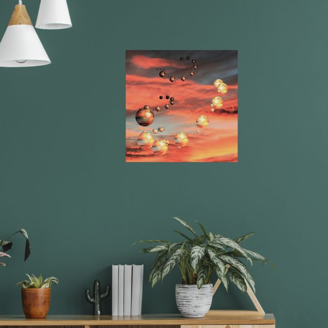 Poster Planetas em Abundância (Sala de Estar 1)