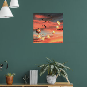 Poster Planetas em Curso