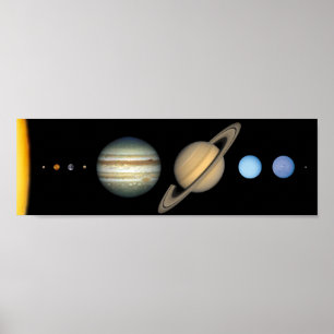 Pôster Planets of the Solar System