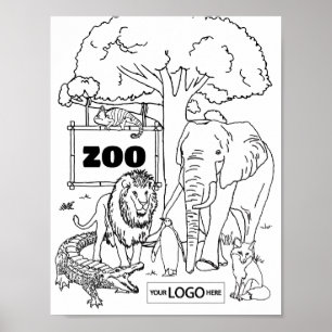 Poster Planilha Ativi do Zoo de Arte de Zoo