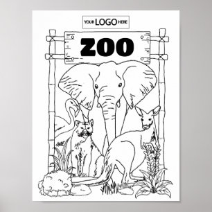 Poster Planilha Ativi do Zoo de Arte de Zoo