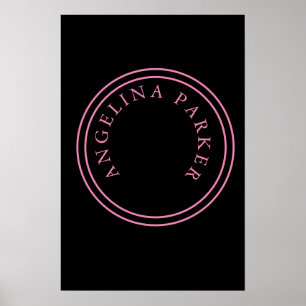 Poster Planilha moderna minimalista única