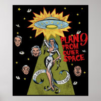 Plano 9 da camiseta do espaço exterior