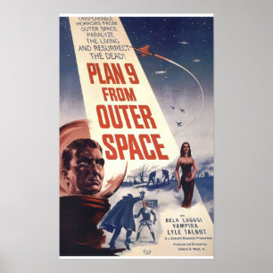 Poster Plano 9 do espaço